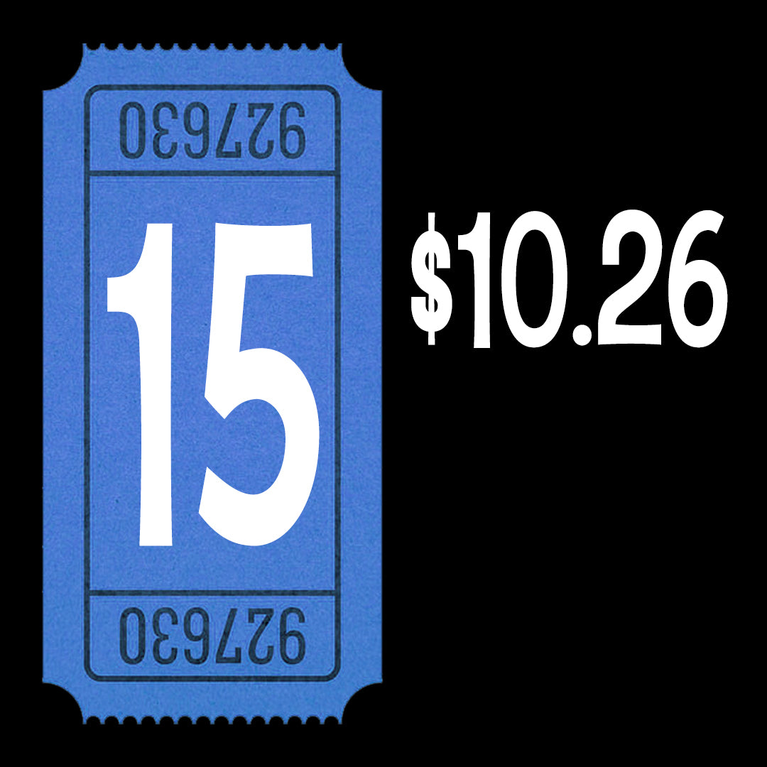 15 Raffle Tickets